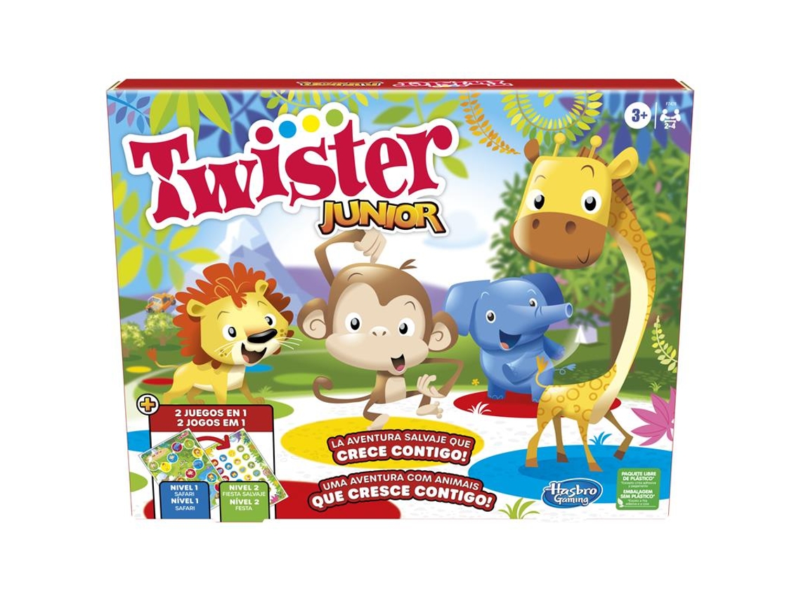 Jogo Infantil HASBRO GAMES Twister Junior (Idade Mínima Recomendada: 3 anos)